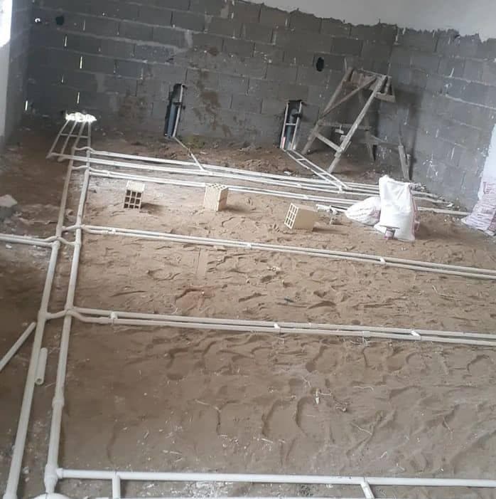تاسیسات ساختمان موسی پور در صومعه سرا