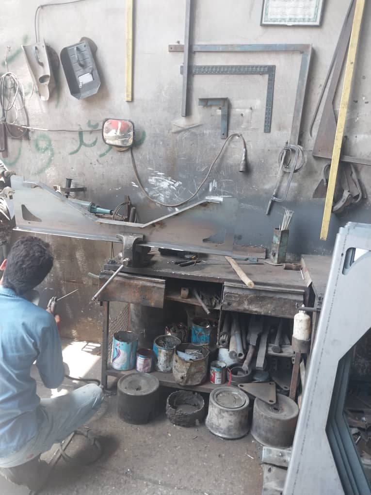 کارگاه تریلر سازی رایان سپهر در مبارکه فولاد