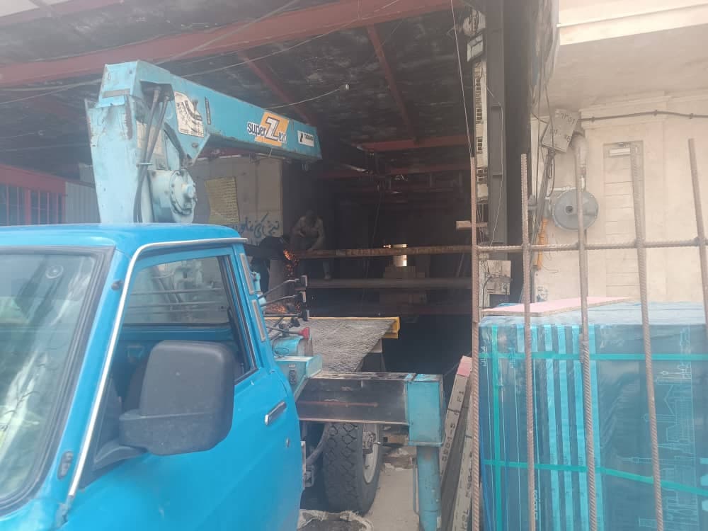 یدک کش و جرثقیل حسن محمدی در بیرجند