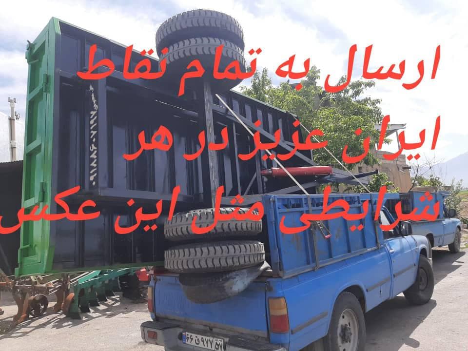 تولید و فروش تریلی پشت تراکتور علی محمودی در اراک