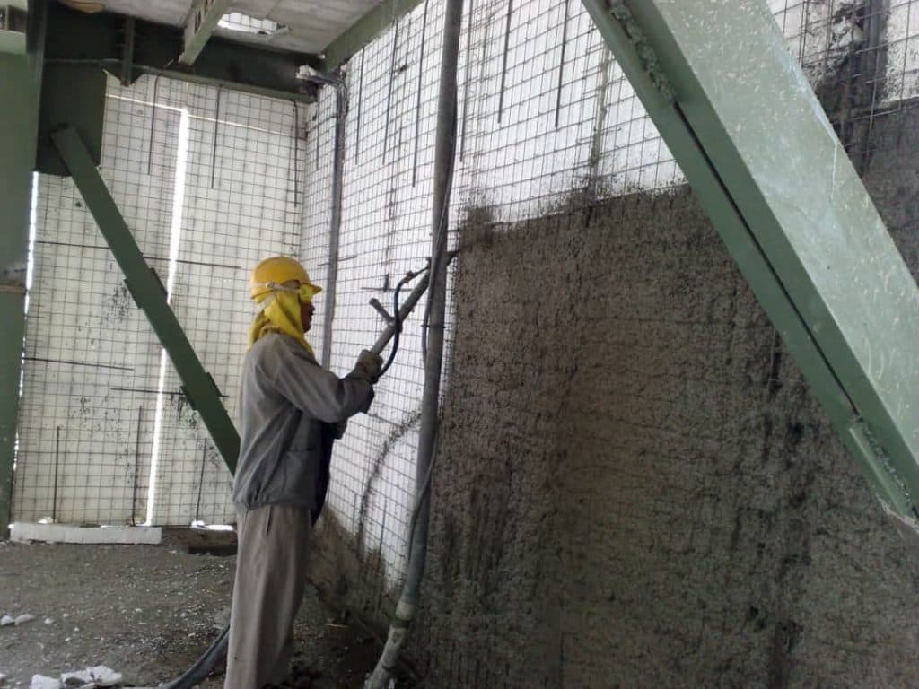 سیمانکاری مجهز به کلایمر برومند در کاشمر