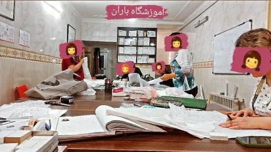 آموزشگاه طراحی دوخت باران در یزد