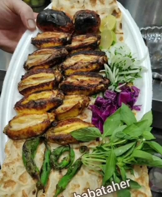 کباب ساطوری بناب باباطاهر در همدان