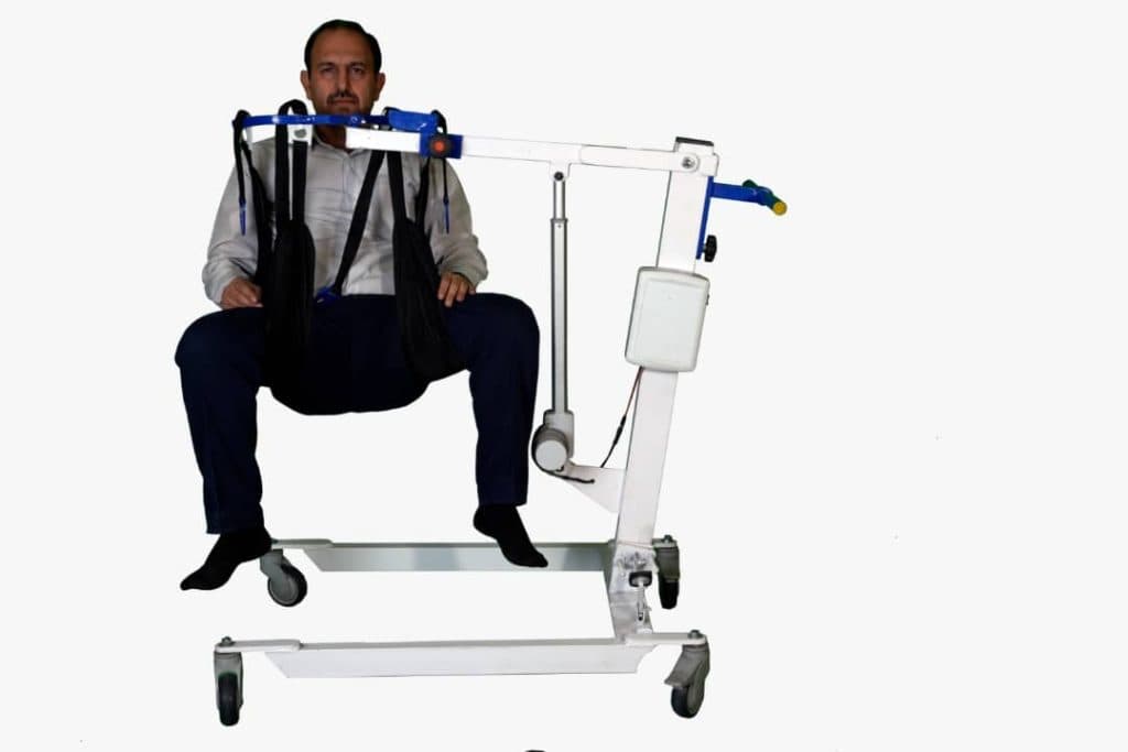 دستگاه حمل بیمار و بالابر بیمار و سالمند در منزل شرکت پایاب صنعت آسایش آبیک