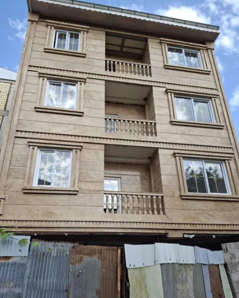 خدمات سنگ کاری نما ساختمان کوبنی در رشت
