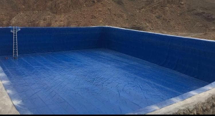 عایق استخر های کشاورزی و نرسری میگو ستوده بندرعباس