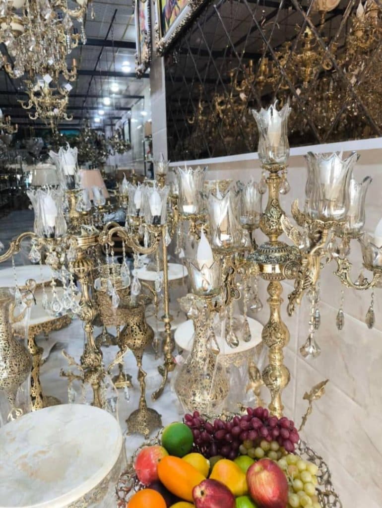 تولید و فروش عمده لوستر اجناس برنزی جهانی در قم