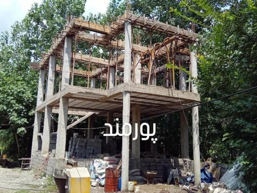 آرماتوربندی اسکلت بتنی پورمند در سنگر