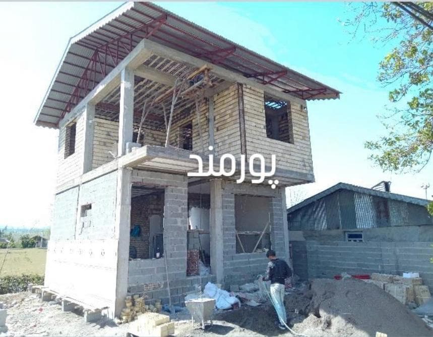 آرماتوربندی اسکلت بتنی پورمند در سنگر