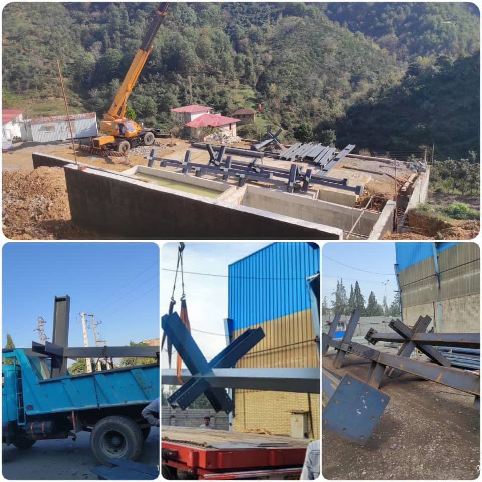 اجرای تخصصی اسکلت فولادی مهندس نامداری در تنکابن