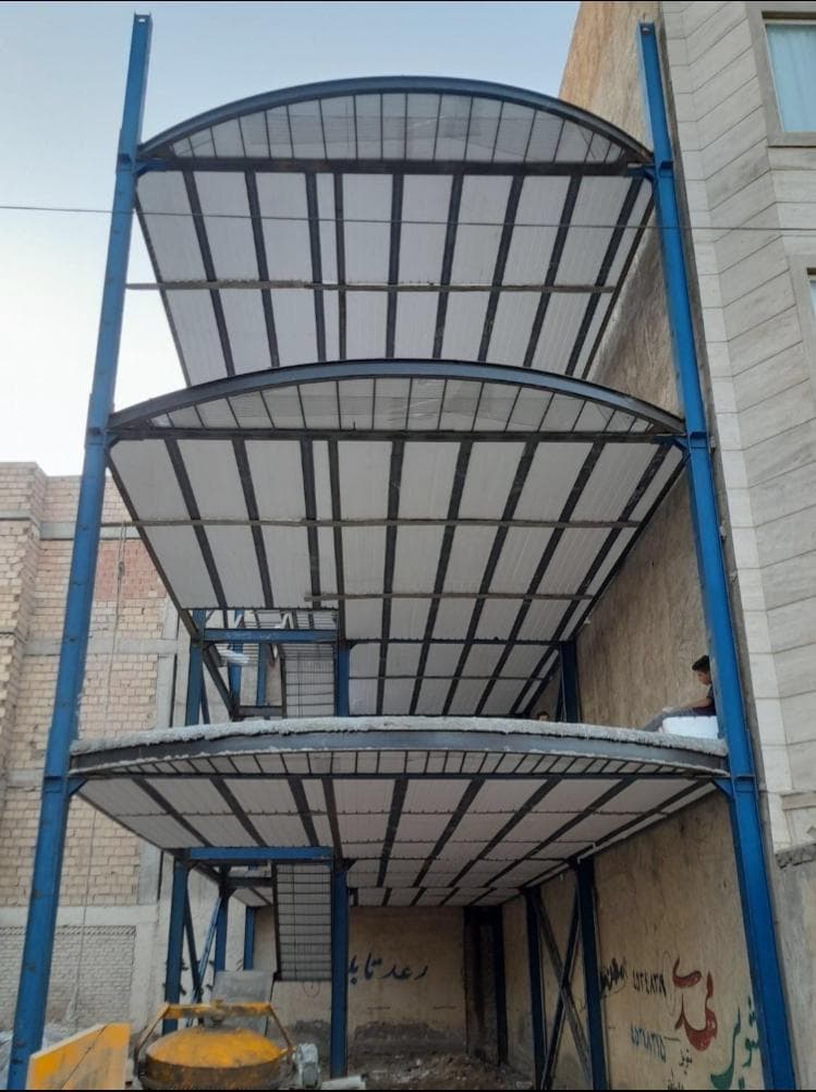 اجرای بتن ریزی سقف های فلزی سلطانی در نظر آباد