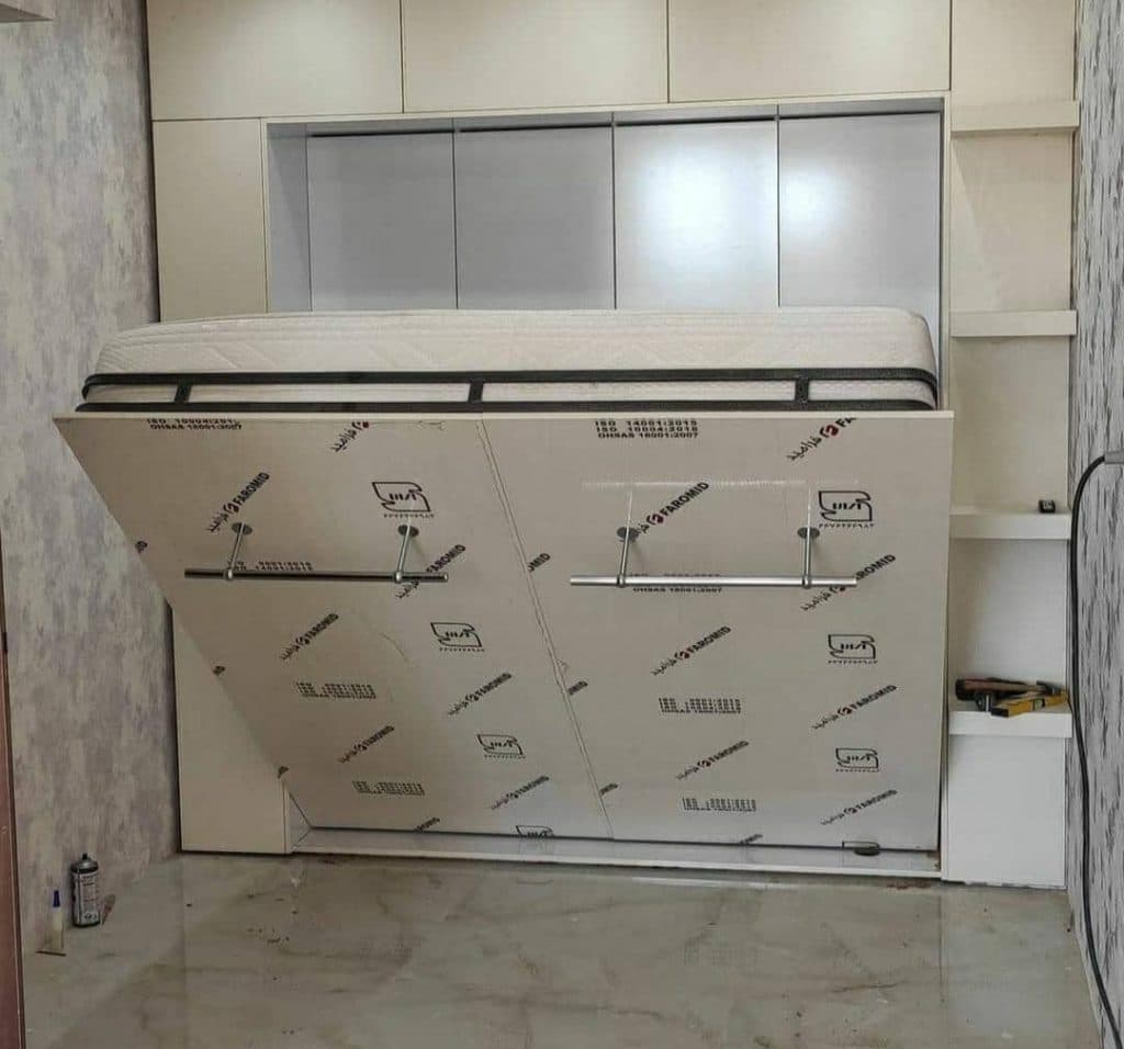 طراحی و تولید کابینت mdf استاد چوب در کاشان