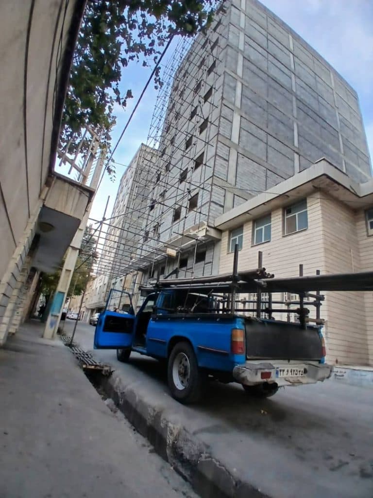 داربست والائی در تبریز