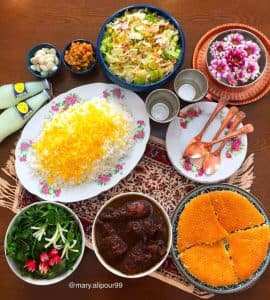 حلیم و غذا سنتی بابابزرگ در چیتگر تهران