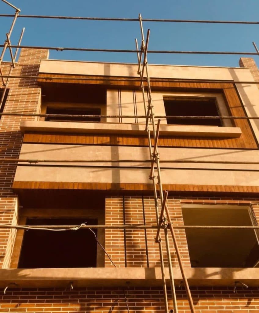 فروش و نصب چوب ترموود نمای ساختمان کاج ترموود در یزد