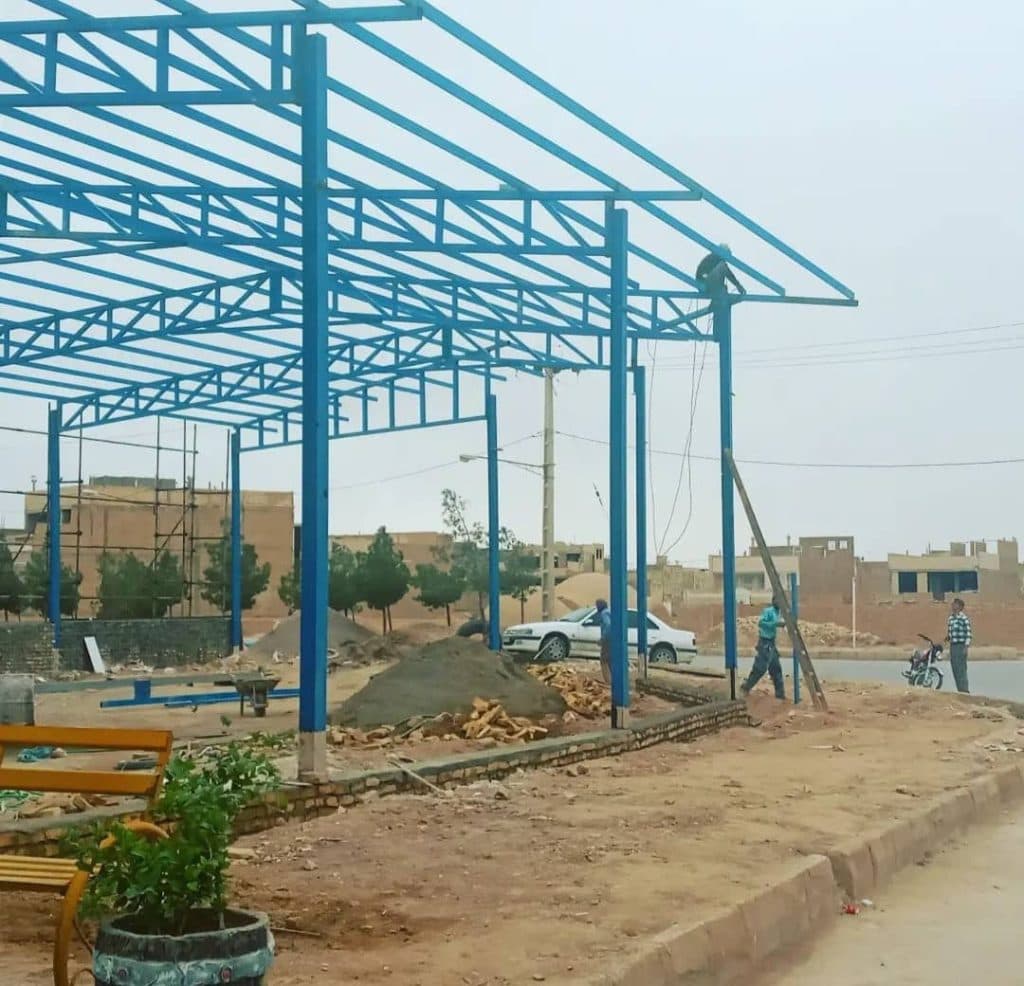 ساخت سیلو خاک و سیمان هاتفی در یزد