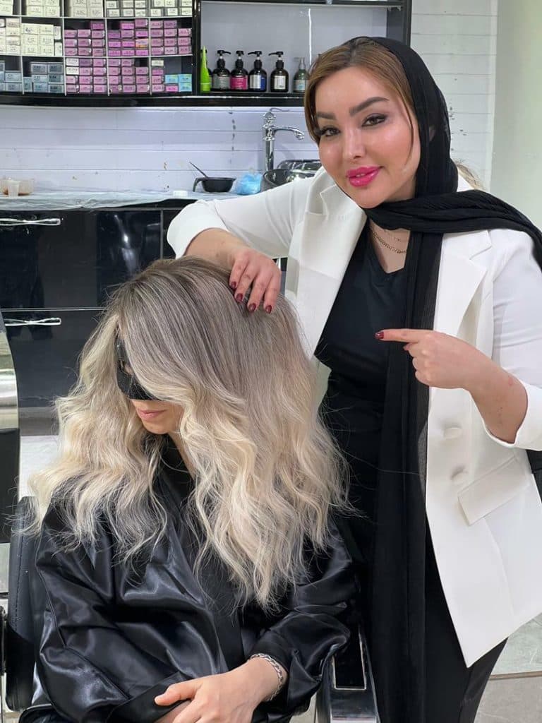 آکادمی رنگ و کراتینه شهلا بزینی در کرج