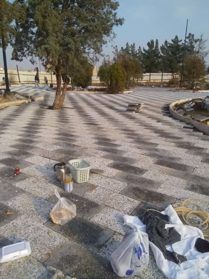 اجرای کفپوش بتنی علی عبادی در تهران