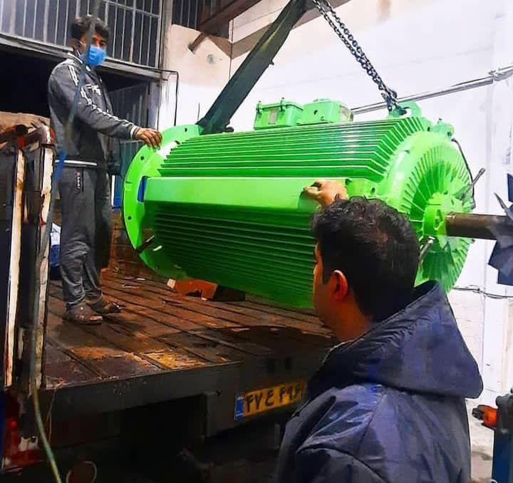 تعمیرات سیم پیچی الکتروموتور ژنراتور صنعتی کاسپین برنا در آبیک
