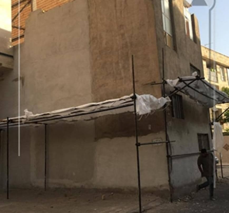 تخریب و بازسازی ساختمان صبوری در اردبیل