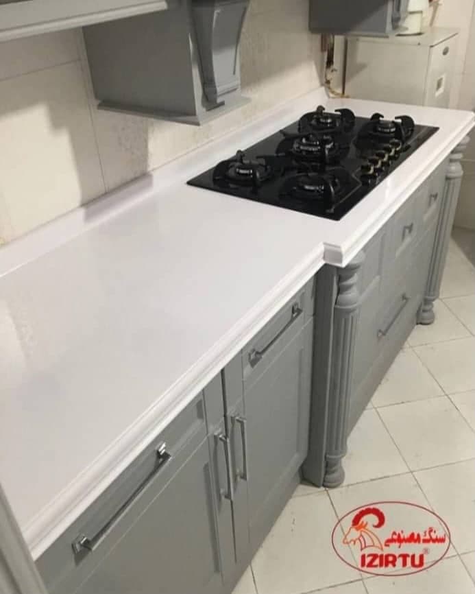 تولید و اجرای سنگ مصنوعی کابینت دژانگاه در مهرشهر کرج