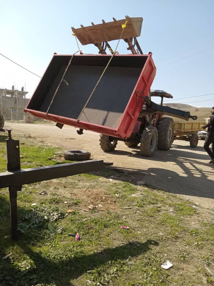 ساخت تریلی تراکتور علی اکبری در کلیبر