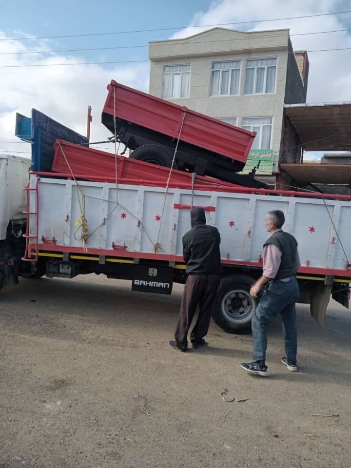 ساخت تریلی تراکتور علی اکبری در کلیبر
