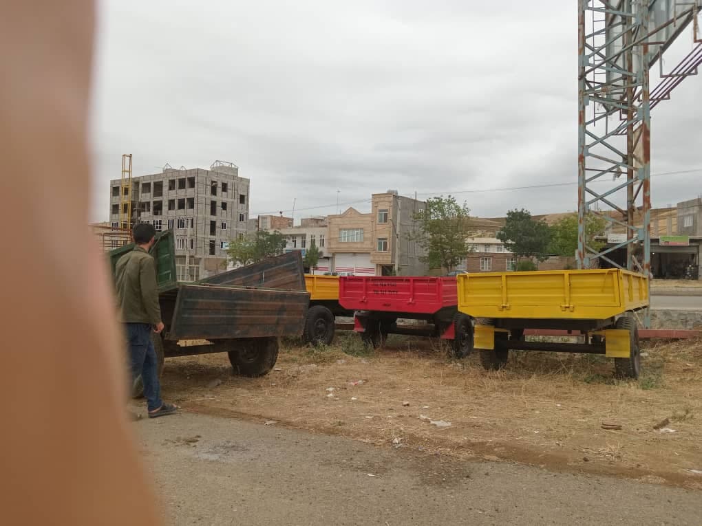 ساخت تریلی تراکتور علی اکبری در کلیبر