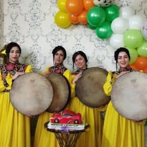 دف نوازان چیچکلر زنجان