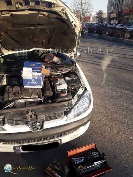 امدادخودرو سیار امیر در کرمانشاه