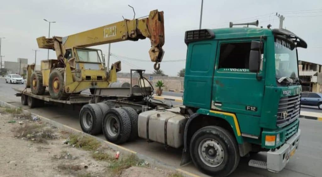 خدمات جرثقیل کفی خودروبر آریا نژاد در بندرعباس