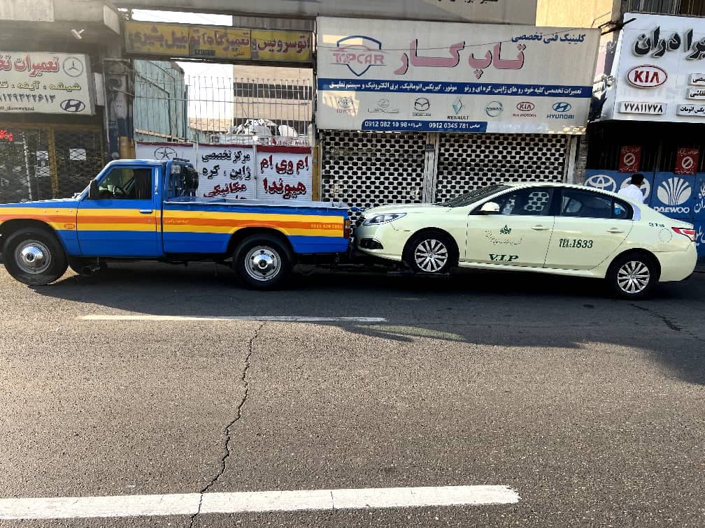 امداد جاده ای شبانه روزی میرحسینی در کاشان