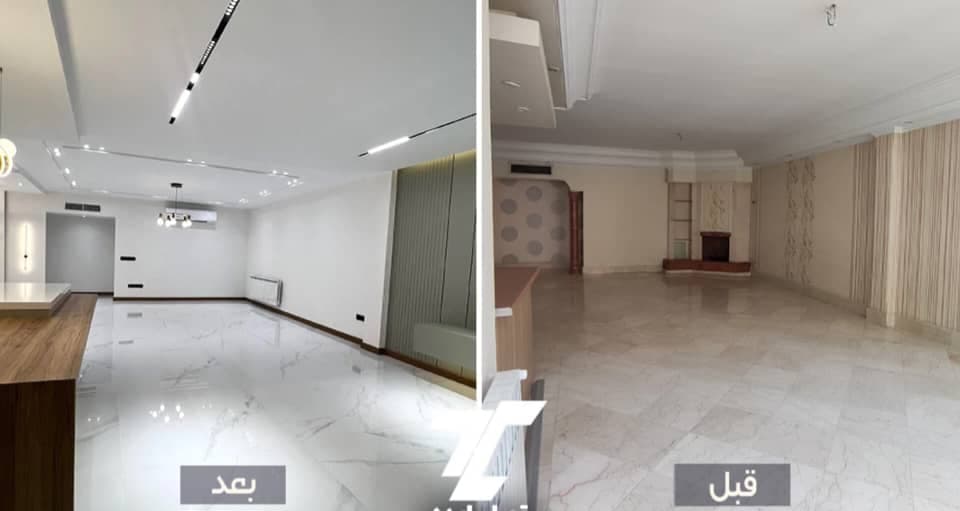 طراحی و بازسازی صفر تا صد منزل بهارا نقش در تهران