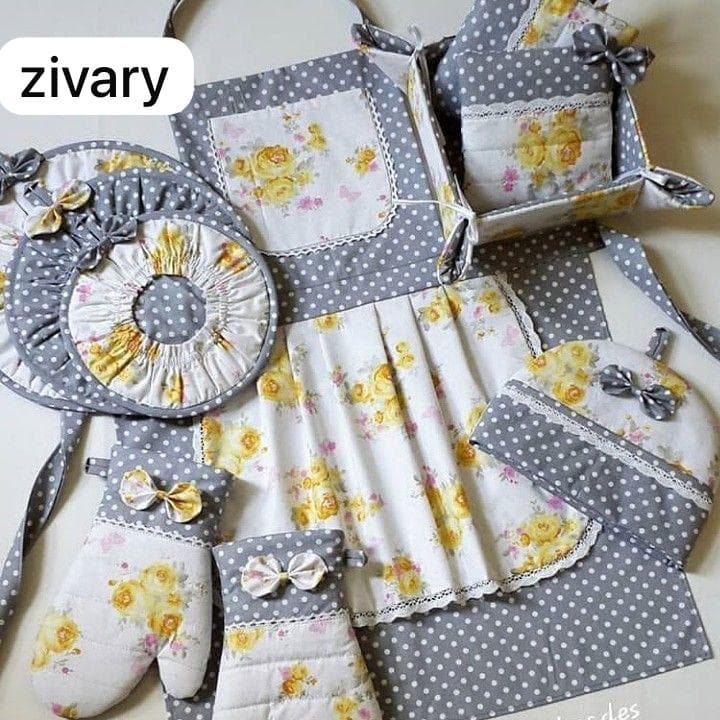 فروش عمده محصولات پارچه ای آشپزخانه زیوری در پاکدشت