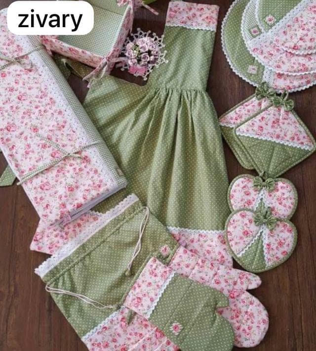 فروش عمده محصولات پارچه ای آشپزخانه زیوری در پاکدشت