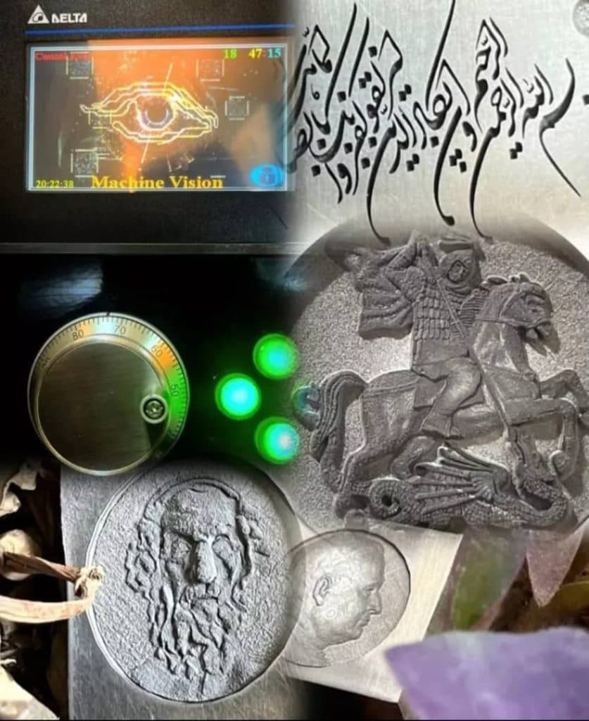 ساخت طراحی و فروش دستگاه لیزر سه بعدی 3D بینایی ماشین اسپادانا در تهران