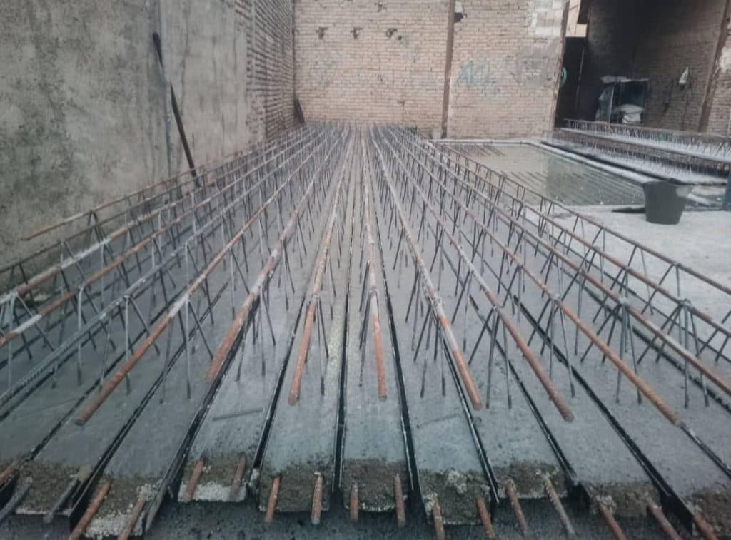 تیرچه سازی بتنی و کرومیت مرادی در نسیم شهر