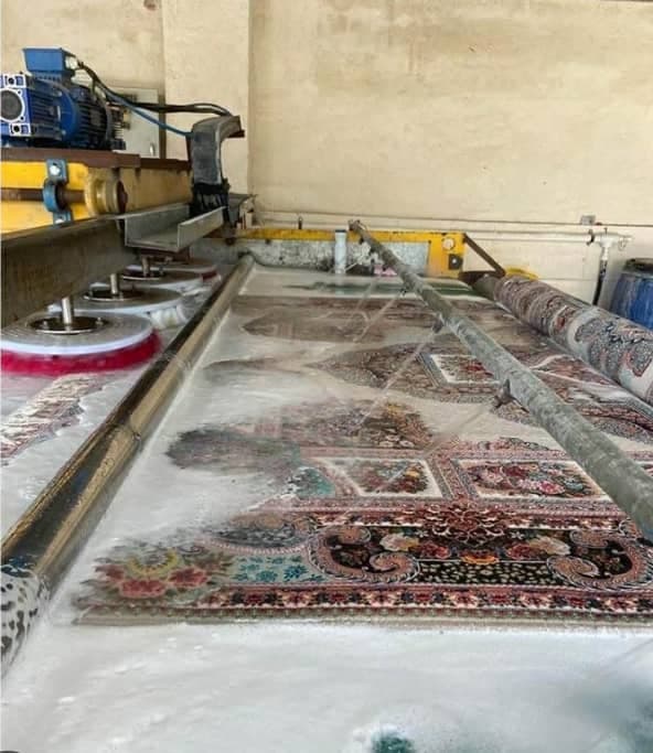 قالی شویی ارغوان در بروجن