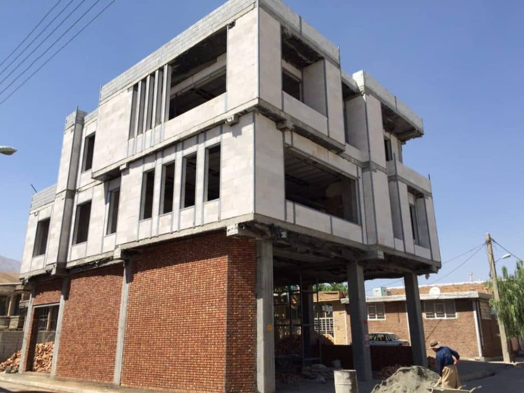 خدمات بنایی ساختمان کاروان ریماز در پیرانشهر