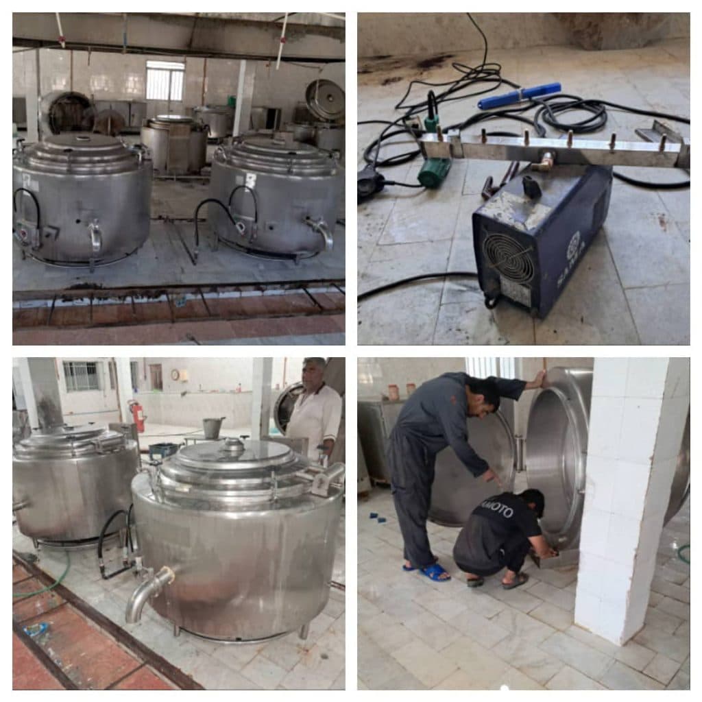 تعمیرات و نگهداری اجاق گاز صنعتی و سنتی رستوران جواد محمودی در بندرعباس