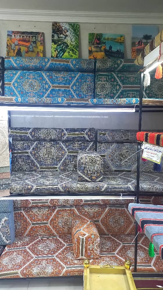 کارگاه تولید مبل خلیجی کارون دحیمی در کمپلو جنوبی اهواز