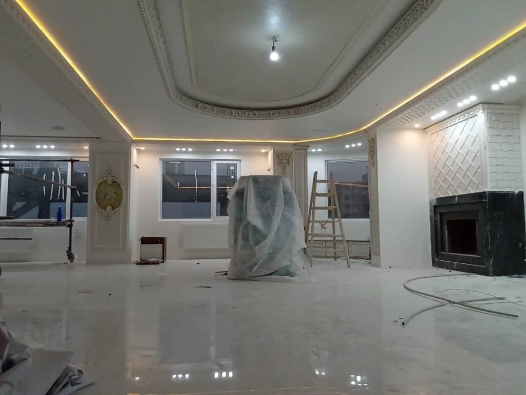 برقکاری و نورپردازی ساختمان خجسته در قزوین