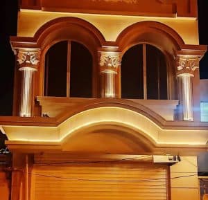 سنگ کاری ساختمان طیوری بجنورد