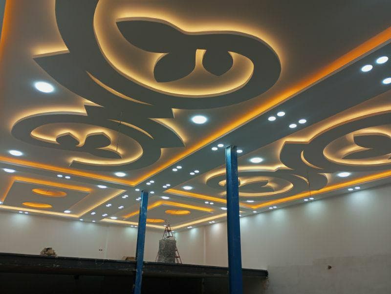 اجرای سقف کاذب و کناف احسان عامری در مشهد