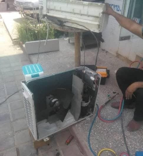 تعمیرات کولر گازی پنجره ای و اسپیلت طباطبایی در بندرعباس