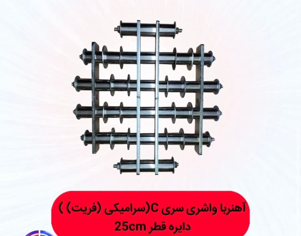 تولید تخصصی آهنربای شبکه ای میله ای مگنومگنت میرزایی اصفهان