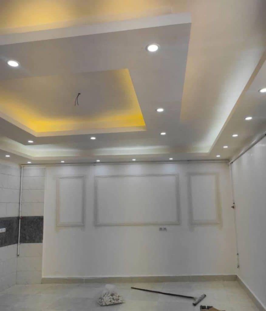 گچ کاری ساختمان شیرمردی در اهواز