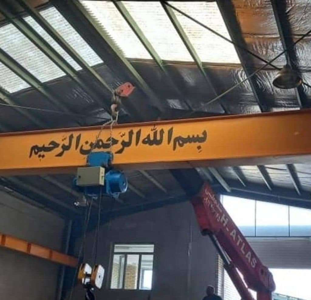 تولید و ساخت جرثقیل سقفی گروه صنعتی سهند ایران در تبریز