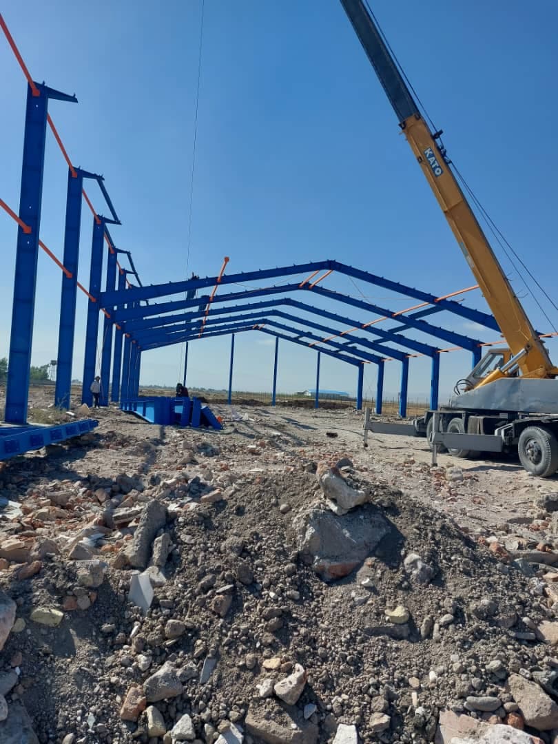 سوله و اسکلت فلزی فولاد ماهان آسیا در خاوران تهران