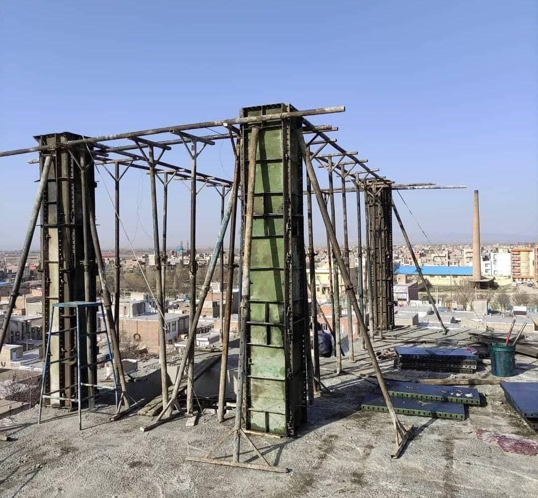 پیمانکاری سازه بتنی ساختمان محمدزاده در اردبیل